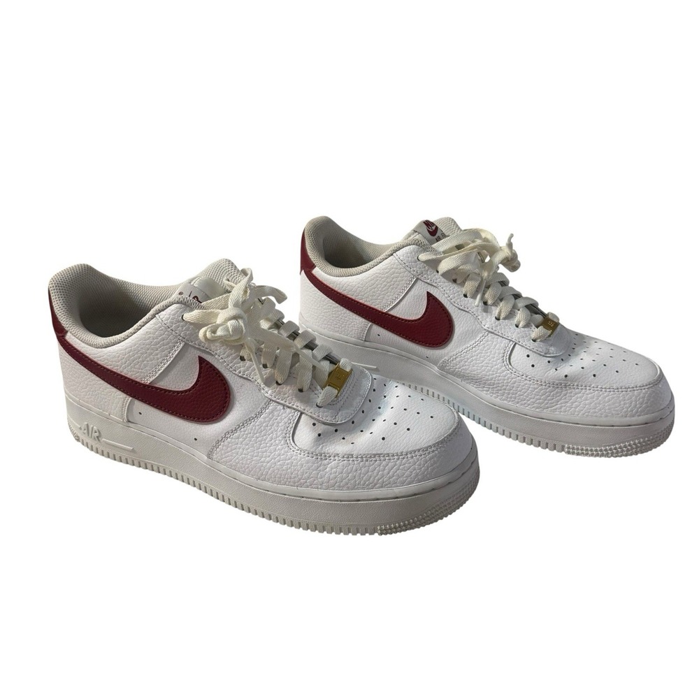 Nike Air Force 1 Low 'White Team Red' (2021) - Sz 10M (CZ0326-100)